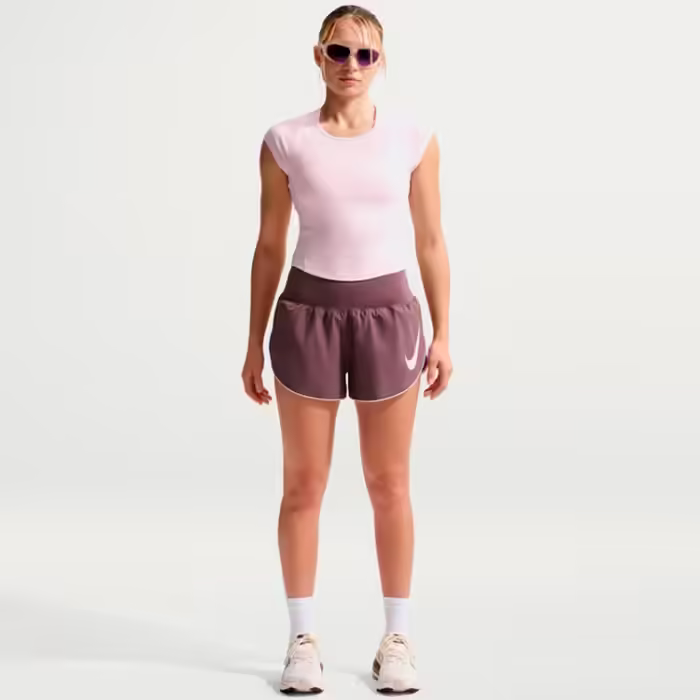 Sorti Nike TEMPO FLOW SWOOSH DRI-FIT Gri XS - 3