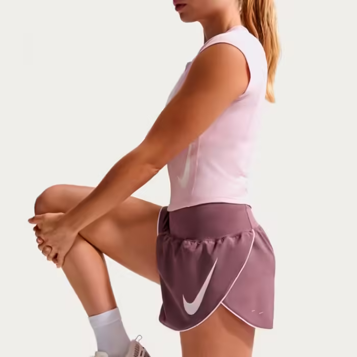 Sorti Nike TEMPO FLOW SWOOSH DRI-FIT Gri XS - 5