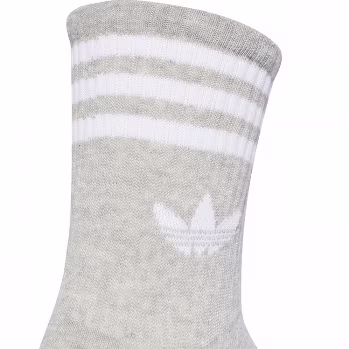 Носки Adidas 3-STRIPES CREW Белый S - 4