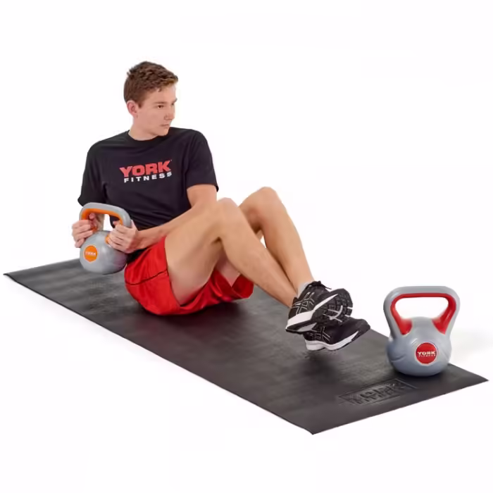 Greutate 8 kg YORK Vinyl Kettlebell - 2