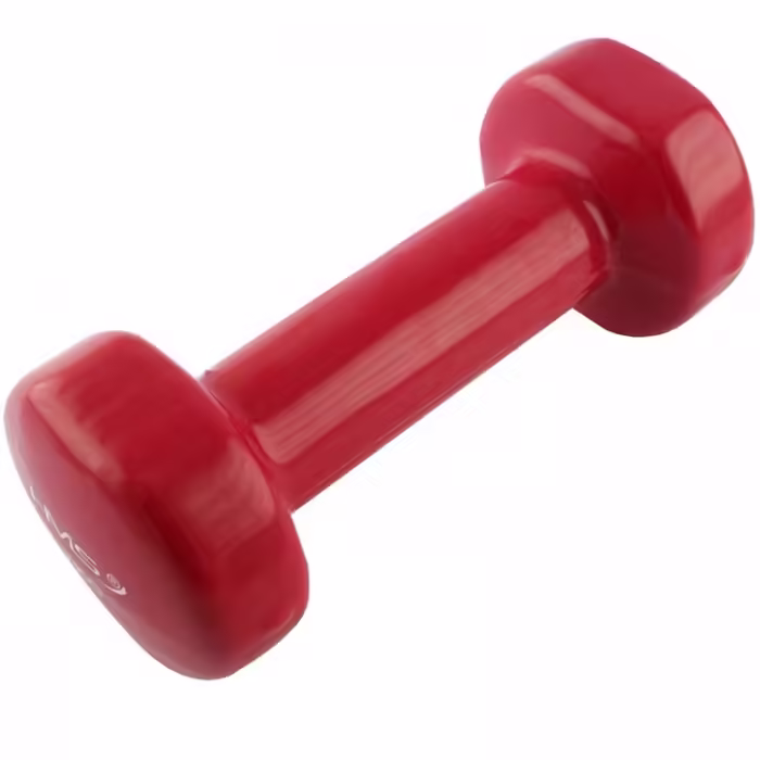 Гантель 2 кг HMS Vinyl Dipped Dumbbells (Fitbell) Красный 2 kg - 3