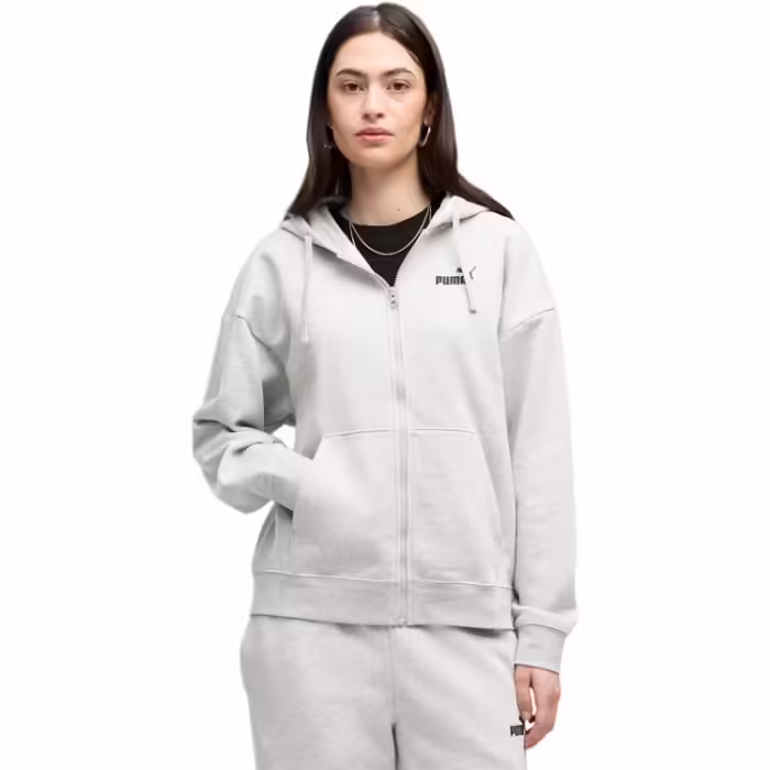 Hanorac Puma ESS Small Logo Comfort Full-Zip Hoodie Women
