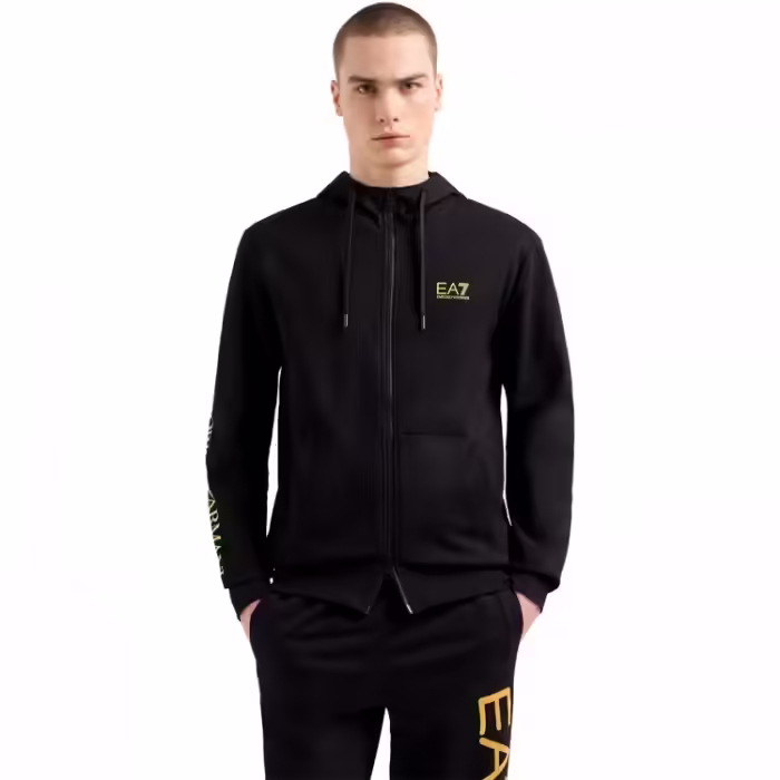 Hanorac EA7 EMPORIO ARMANI TRAIN LOGO SERIES M HOODIE FZ