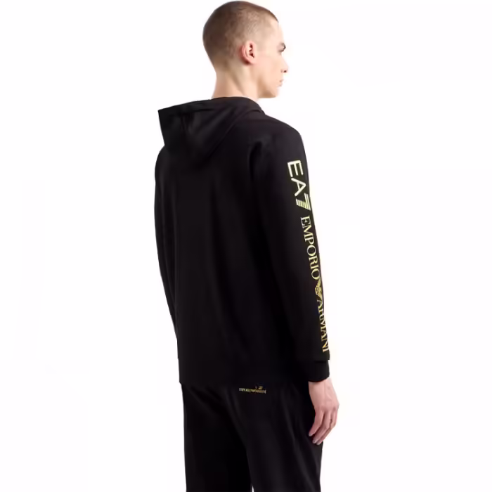 Hanorac EA7 EMPORIO ARMANI TRAIN LOGO SERIES M HOODIE FZ - 2