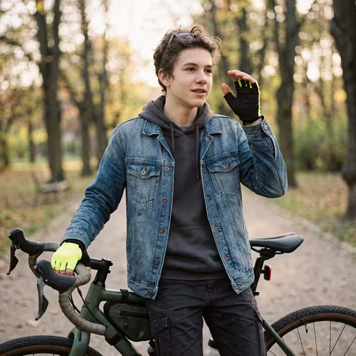 Manusi pentru bicicleta Force FUN KISD - 7