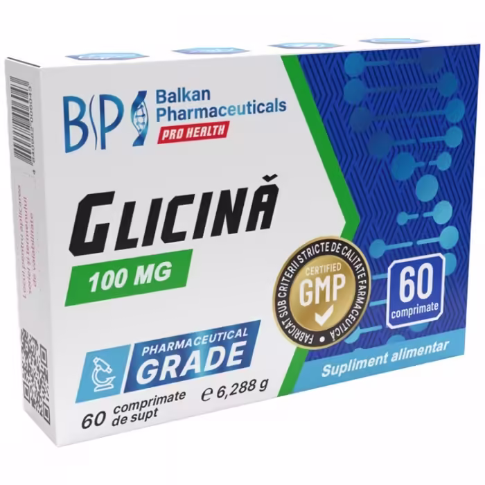 Vitamine Balkan Pharmaceuticals GLICINA BP tablets N60 100mg