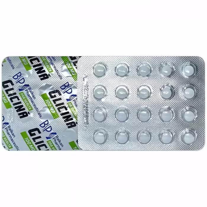 Vitamine Balkan Pharmaceuticals GLICINA BP tablets N60 100mg - 4