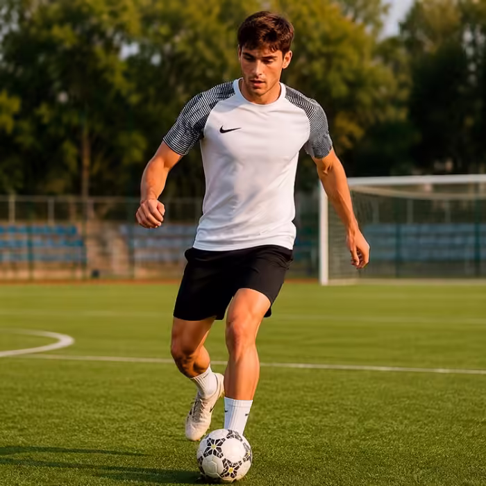 Футболка Nike M NK DF ACADEMY JSY SS Белый XXL - 8
