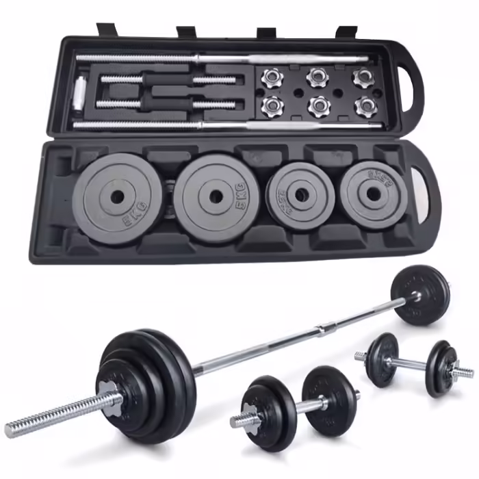 Набор гантели и гриф LINUO dumbbell-04