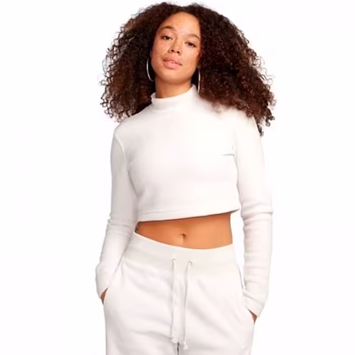 Hanorac Nike W NSW PHNX PLSH LS CROP TOP