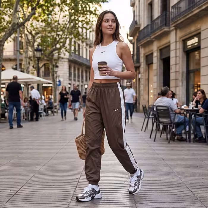 Pantaloni Nike W NSW OTG UV ESSNTL WVN MR JG - 7