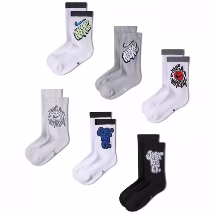 Sosete Nike Everyday Cushioned Crew Socks 6 Pairs