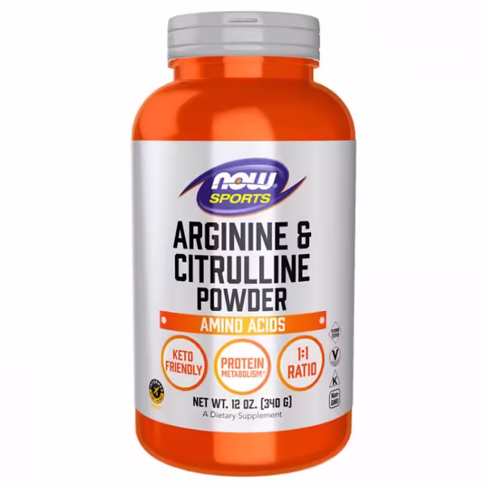 Arginina si citrulina Now Sports ARGININE & CITRULLINE POWDER  12 OZ