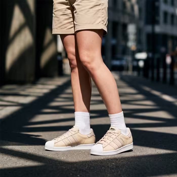 Кроссовки Adidas Superstar W Бежевый 41.5 - 9