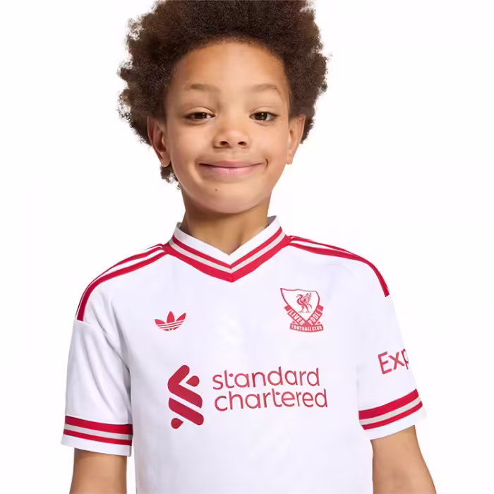 Набор футболка + шорты Adidas Liverpool FC 26/27 Away Белый/Красный 98 - 4