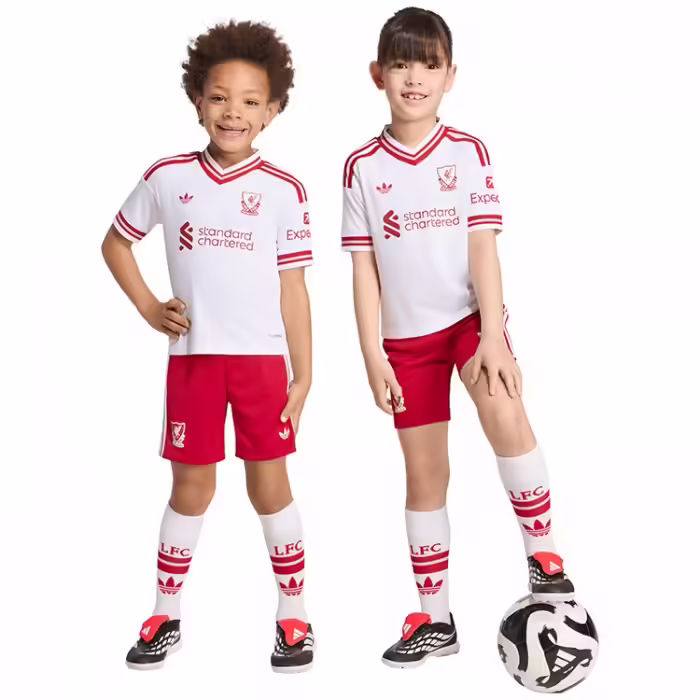 Набор футболка + шорты Adidas Liverpool FC 26/27 Away Белый/Красный 98 - 6