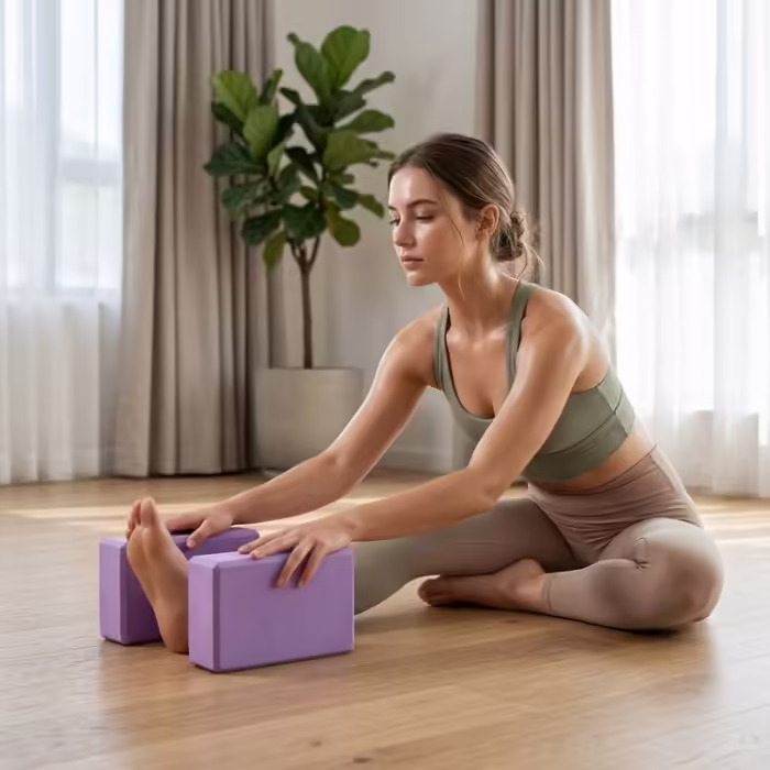 Блок для йоги Nova Yoga block Pазноцветный 23x15x7.5 cm - 5
