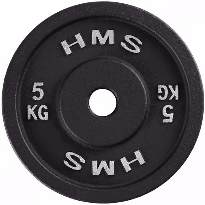 Disc 5 kg HMS Iron disc Negru 5 kg