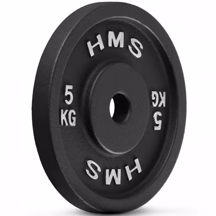 Disc 5 kg HMS Iron disc Negru 5 kg - 2