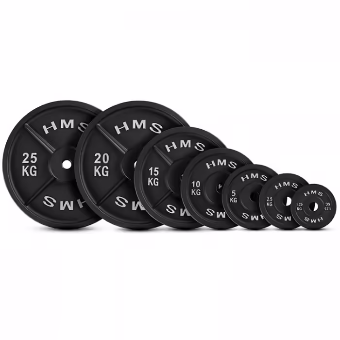 Disc 5 kg HMS Iron disc Negru 5 kg - 3