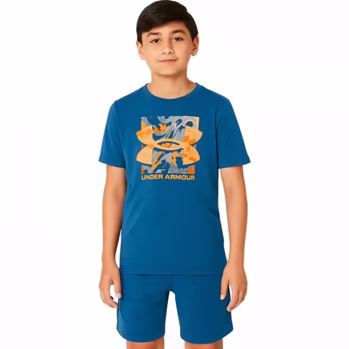 Tricou Under Armour UA BOX LOGO CAMO SS