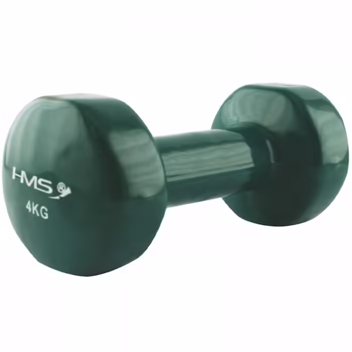 Гантель 4 кг HMS Vinyl Dipped Dumbbells (Fitbell) Зеленый 4 kg - 2