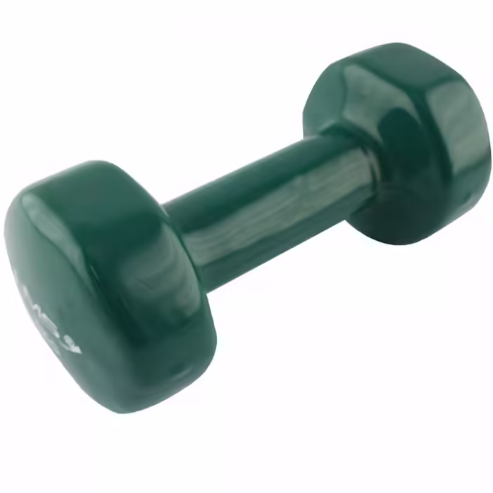 Гантель 4 кг HMS Vinyl Dipped Dumbbells (Fitbell) Зеленый 4 kg - 3