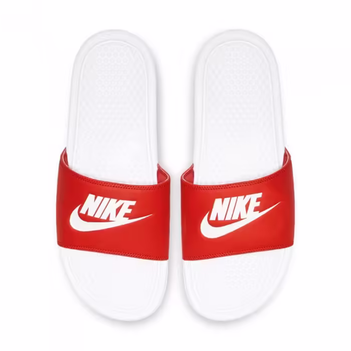 Slapi Nike BENASSI JDI Rosu-alb 44