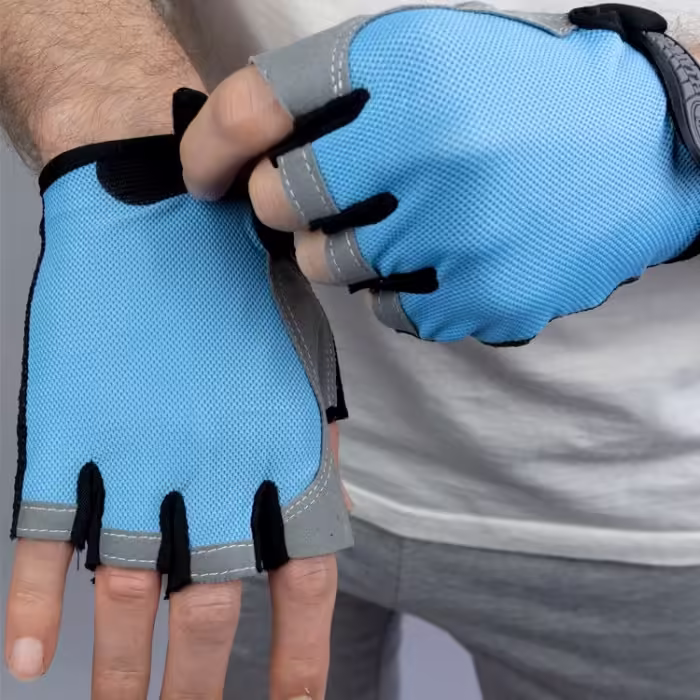 Перчатки для фитнеса Nova Gloves Черный/Серый One size - 7