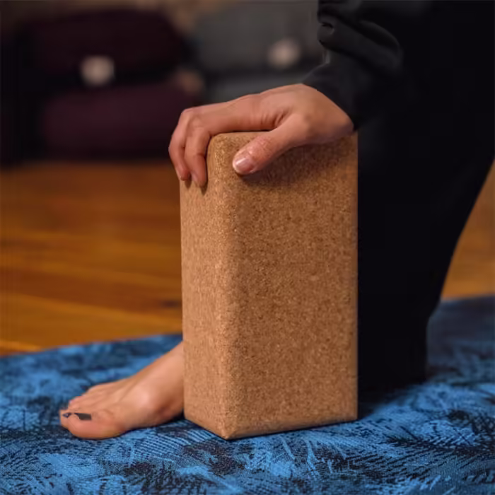 Блок для йоги Nova Yoga block Коричневый 22.5x15x7.5 cm - 4
