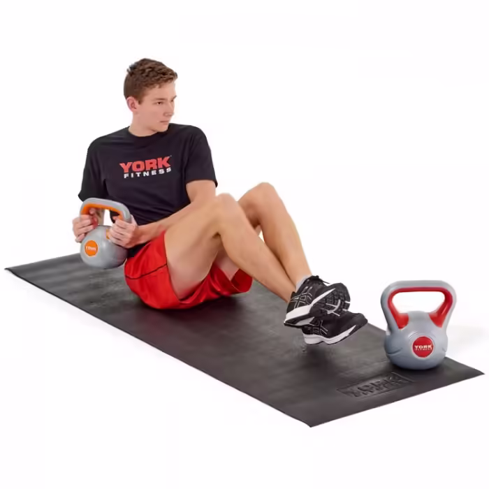 Greutate 14 kg YORK Vinyl Kettlebell - 2