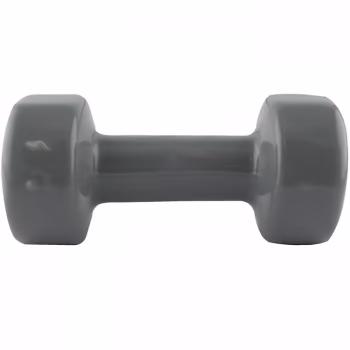 Гантель 5 кг HMS Vinyl Dipped Dumbbells (Fitbell) Серый 5 kg