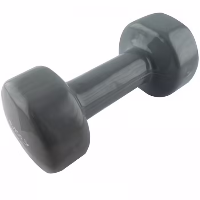Гантель 5 кг HMS Vinyl Dipped Dumbbells (Fitbell) Серый 5 kg - 3