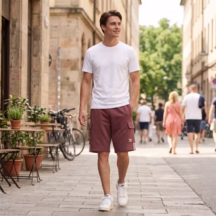 Шорты Adidas 3S CARGO SHORT Бордовый S - 7