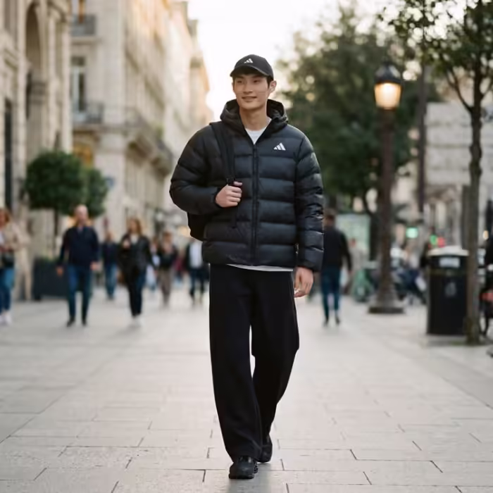 Куртка Adidas ESSENTIALS INSULATED Черный XS - 7