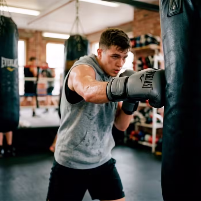 Перчатки для бокса Everlast POWERLOCK 2R 16OZ - 8