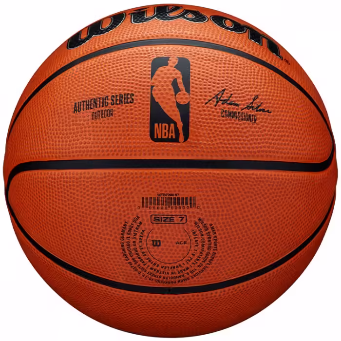 Мяч баскетбольный Wilson NBA AUTHENTIC SERIES OUTDOOR BSKT - 6