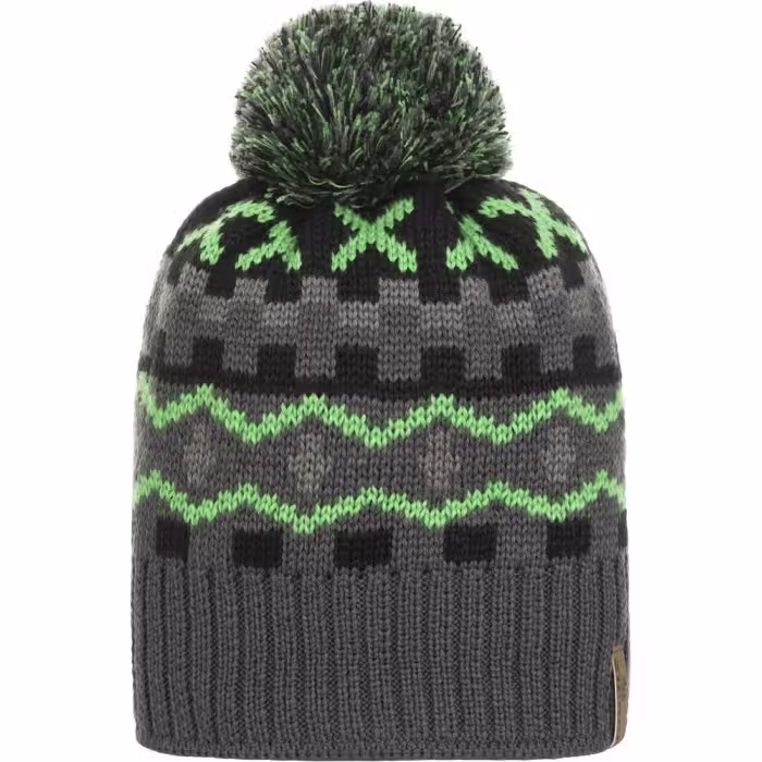 Шапка Ziener Kids Beanie Серый/Зеленый S