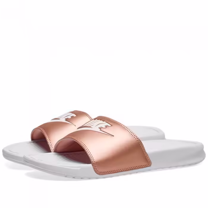 Slapi Nike WMNS BENASSI JDI Alb-rosu  36.5 - 2
