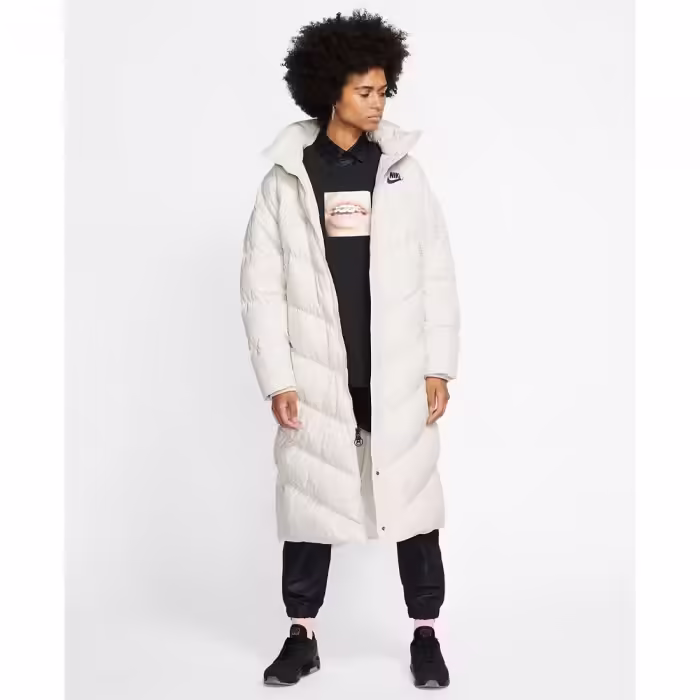 Scurta Nike W NSW DWN FILL PARKA LONG STMT Alb S - 6