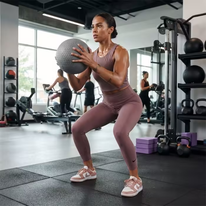 Легинсы Nike W NSW NK CLSC HR 7/8 TIGHT LBR Сиреневый XS - 6