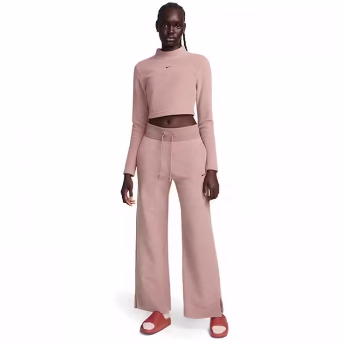 Hanorac Nike W NSW PHNX PLSH LS CROP TOP - 4