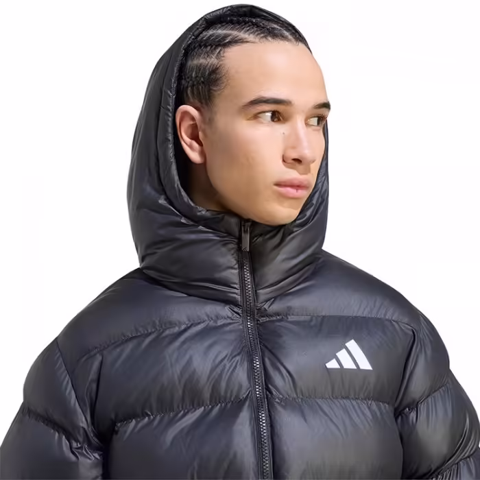 Куртка Adidas ESSENTIALS INSULATION HOODED Черный S - 4