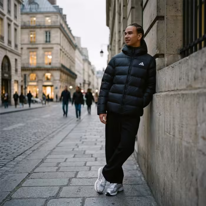 Куртка Adidas ESSENTIALS INSULATION HOODED Черный S - 7