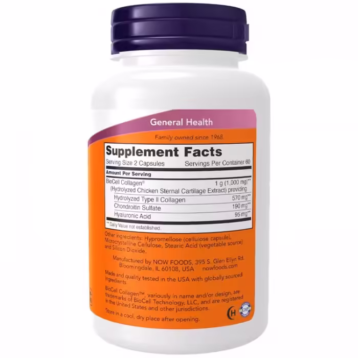 Витамины Now Foods BioCell Collagen Hydrolyzed Type II - 2