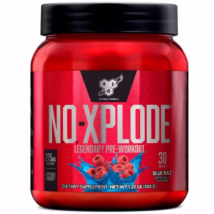 Complex Pre-antrenament BSN No Xplode Legendary Pre-Workout Blue Raspberry 1.22lb