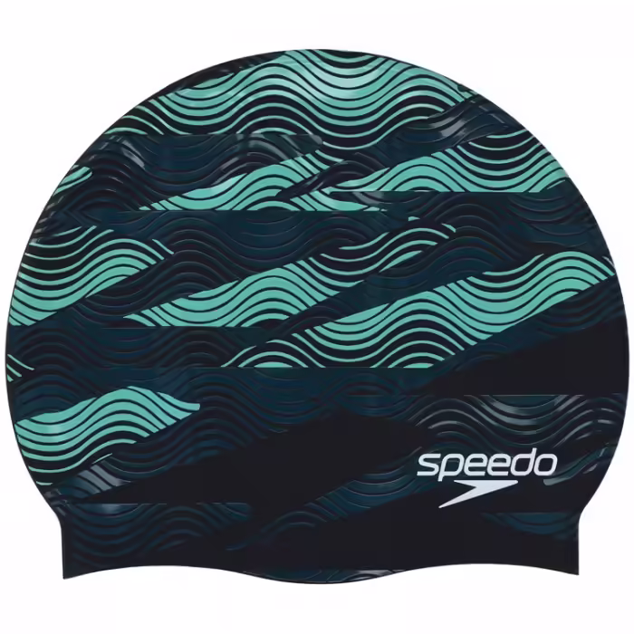 Силиконовая шапочка для плавания Speedo SLOGAN PRT CAP AU/AF/AM