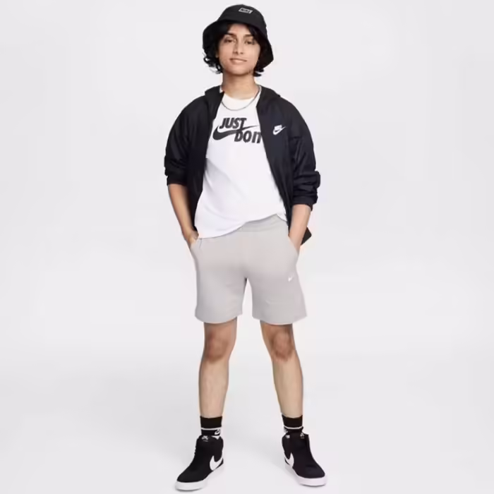 Sorti Nike K NSW CLUB KNIT SHORT 6IN LBR Grafit XS - 4