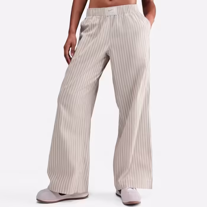 Брюки Nike W Sportswear Chill Poplin Бежевый/Серый XL