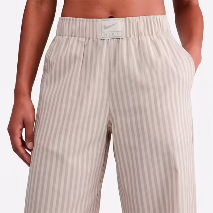 Брюки Nike W Sportswear Chill Poplin Бежевый/Серый XL - 6